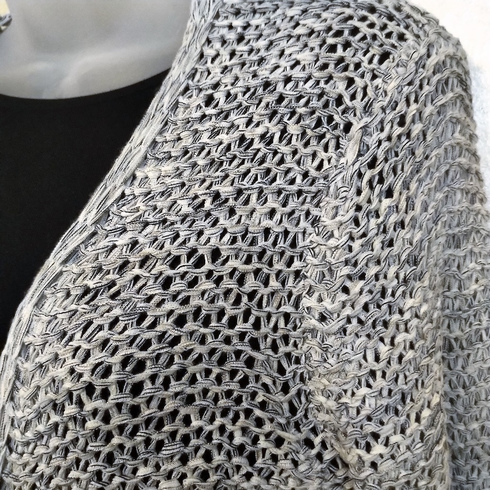 Ribbon Weave Cardigan by Cupio EUC L - Picture 2 of 5